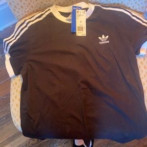Adidas NWT 3 stripe t shirt